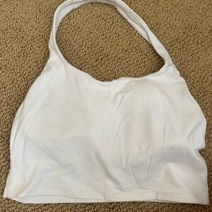 White Halter Bralette Top - Comfortable Women's Intimates